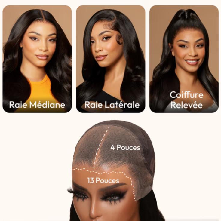 Sleek Jet-Black Wig - DermaAfro